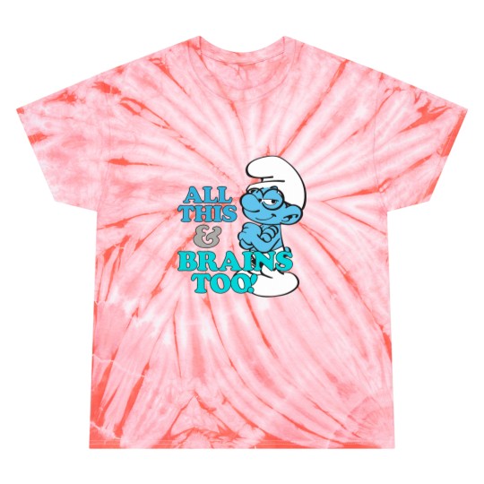 Discover The Smuurfs All This And Brains Too Tie Dye T-Shirts