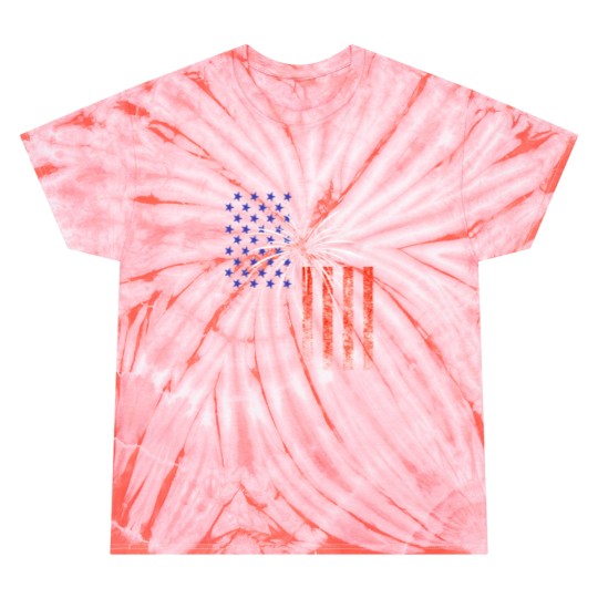 Discover 4th of July American Flags and Firework Tie Dye T-Shirts
