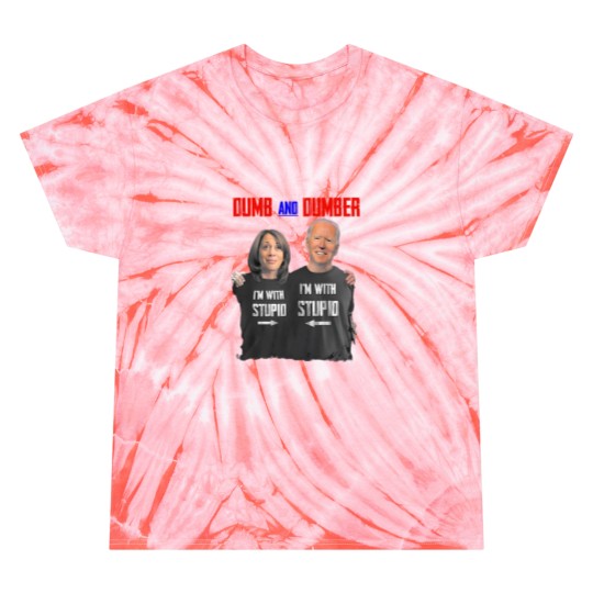 Discover Biden Harris Dumb and Dumber Trump 2024 Tie Dye T Shirts, Take America Back Trump, President Trump Tie Dye T Shirts