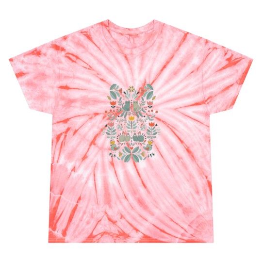 Discover Swedish Folk Cats Tie Dye T-Shirts