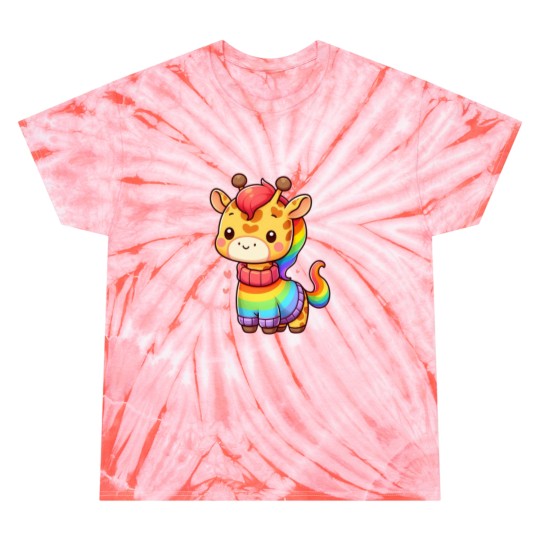 Discover Giraffe Vibes Tie Dye T-Shirts