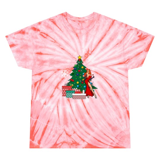 Discover Jessica Rabbit Around The Christmas Tree Tie Dye T-Shirts