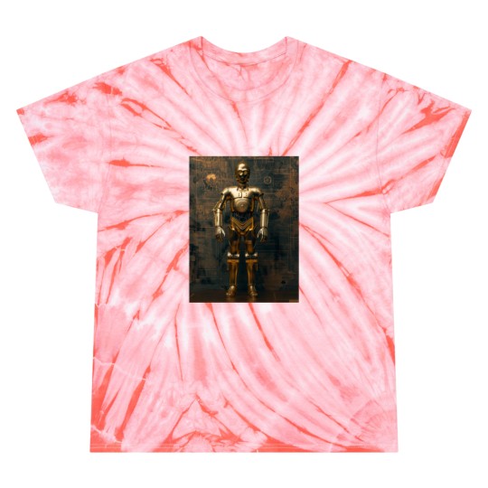 Discover C3P0 Droid Star Warss Fan Art Premium Tie Dye T-Shirts