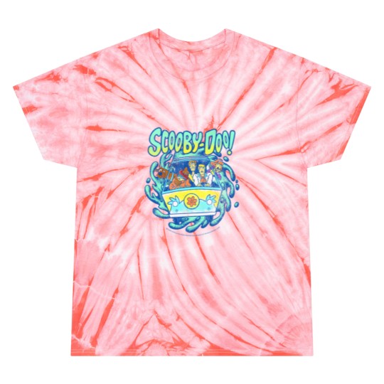Discover Scooby-Doo Mystery Machine Portal Group Shot Pullover Tie Dye T Shirts
