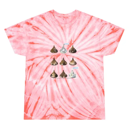 Discover Hersheys Kisses Multiple Grid Design Tie Dye T Shirts
