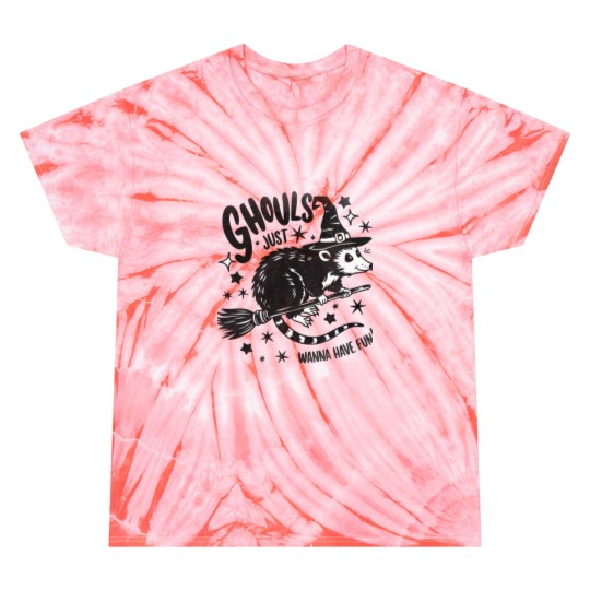 Discover Halloween Opossum Cute And Funny Midnight Adventure Tie Dye T-Shirts
