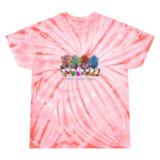 Discover Happy Everything Snoopy Charlie Tie Dye T Shirts