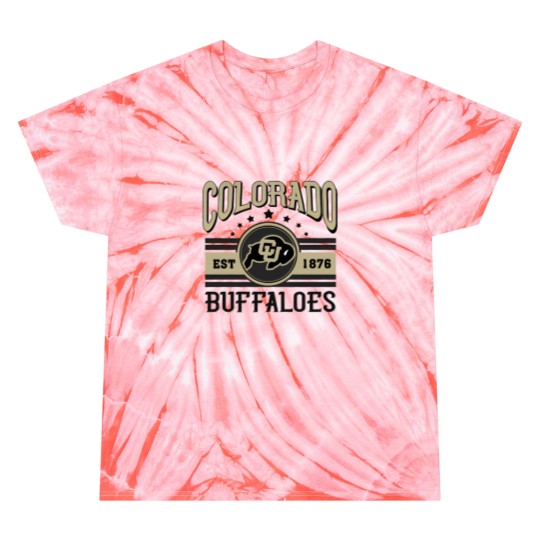 Discover Colorado Buffaloes Football Est 1876 Tie Dye T Shirts, University of Colorado Tie Dye T Shirts