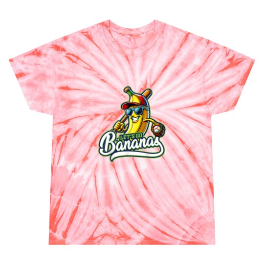 Discover Funny Lets Go Bananas Cute Banana for Kids Boys Girls Tie Dye T-Shirts
