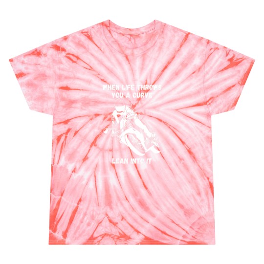 Discover If life throws you a curve funny motorcycle saying quote Tie Dye T-Shirts