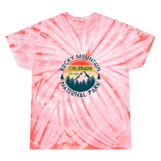 Discover Rocky Mountain National Park Colorado Hiking Nature Outdoors Tie Dye T-Shirts