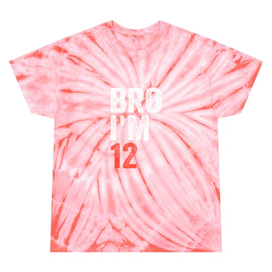 Discover bro i'm 12, 12yo boys 12th birthday and girls 12th birthday Tie Dye T-Shirts