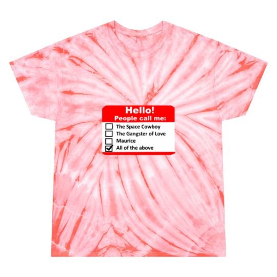 Discover Hello People Call Me - Name Tag Tie Dye T-Shirts