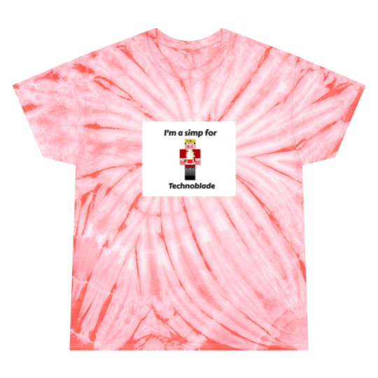Discover I'M A Simp For Technoblade (White Base) (1) Tie Dye T-Shirts
