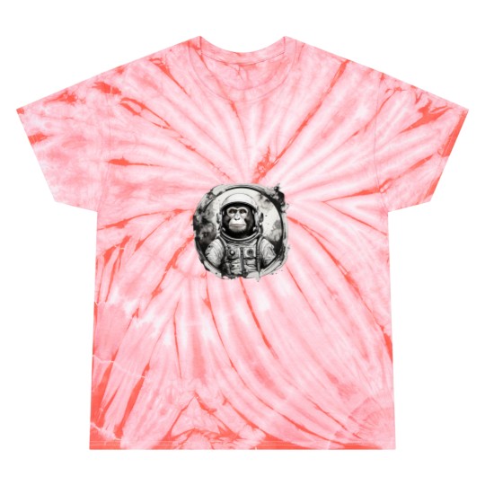 Discover Astronaut Monkey Astronaut Animals Series Tie Dye T-Shirts