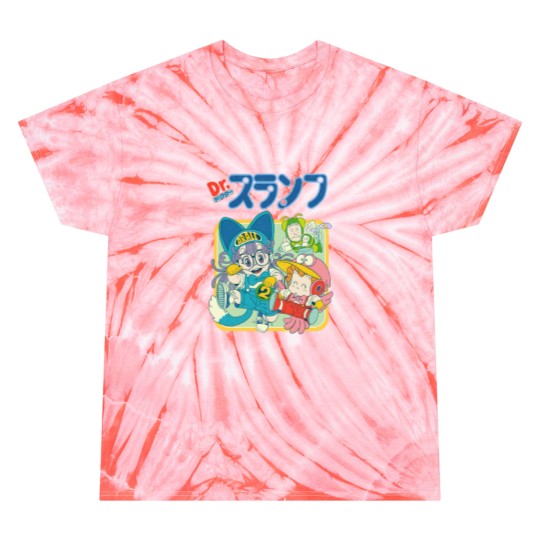 Discover Arale Dr.Slump Tie Dye T-Shirts