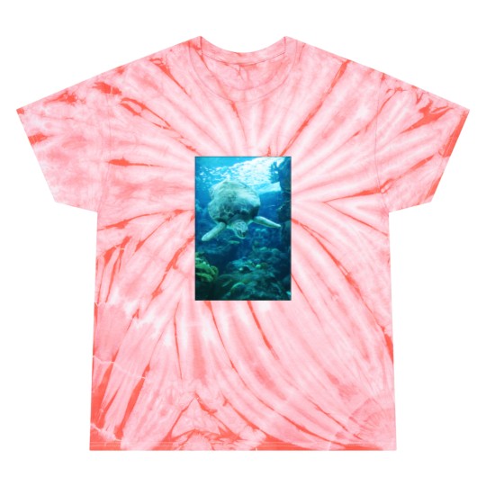 Discover Descending Sea Turtle Sticker 2442 Tie Dye T-Shirts