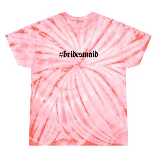 Discover Bridesmaid Gothic Test - Designer High Fashion Branding Baseball Sleeve Tie Dye T-Shirts