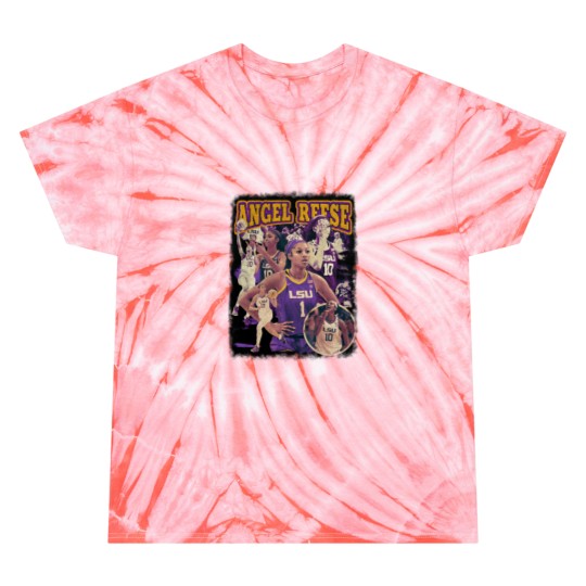 Discover Women's Basketball Angel Reese Tie Dye T-Shirts