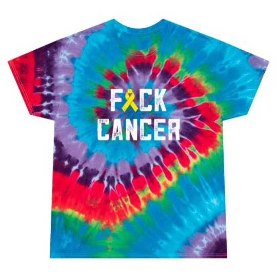 Discover Fck Cancer Funny Chemo Chemotherapy Battle Cancer Tie Dye T Shirts