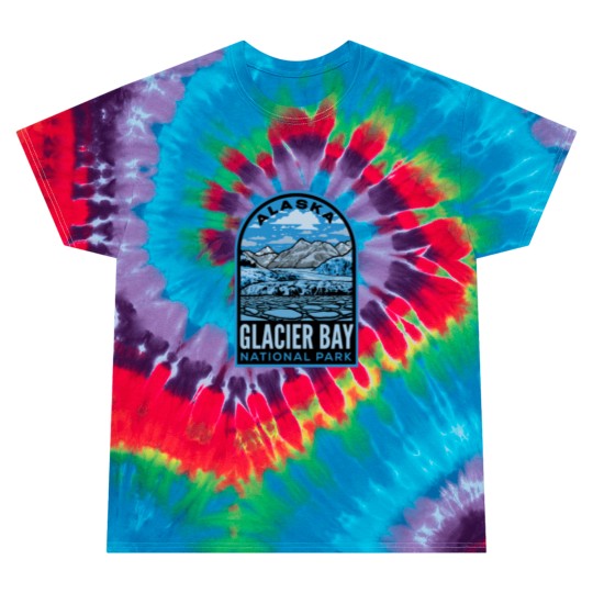 Discover Glacier Bay National Park Tie Dye T Shirts