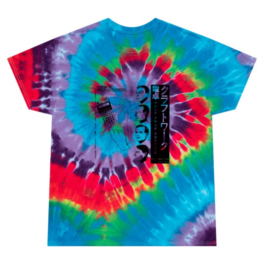 Discover Kraftwerk Japanese Pocket Calculator Music Computer World Tie Dye T Shirts