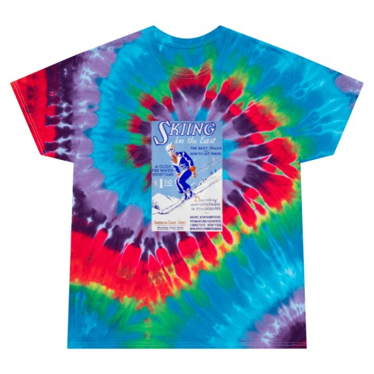 Discover Skiing in the East Tie Dye T Shirts