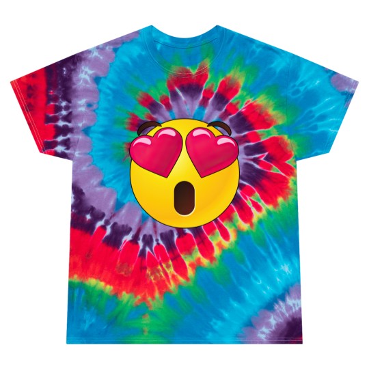 Discover Emoji Heart Eyes Valentines Tie Dye T Shirts