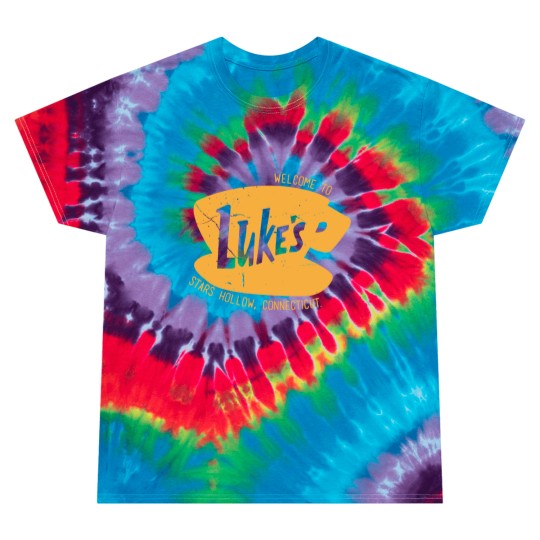 Discover Retro Luke's Diner Tie Dye T Shirts, Luke's Diner Tie Dye T Shirts, Stars Hollows Tie Dye T Shirts