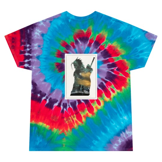 Discover Final Fantasy 7 VII Zack and Cloud Minimalist Art Tie Dye T Shirts