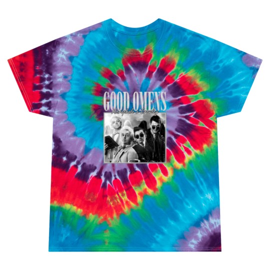 Discover Good Omens Movie Tie Dye T Shirts, Aziraphale 2023 Movie Bootleg Tie Dye T Shirts