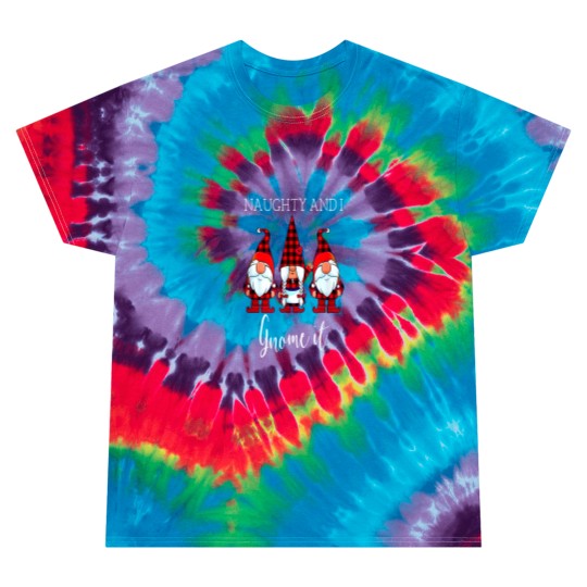 Discover Naughty And I Gnome It Christmas Three Tie Dye T Shirts