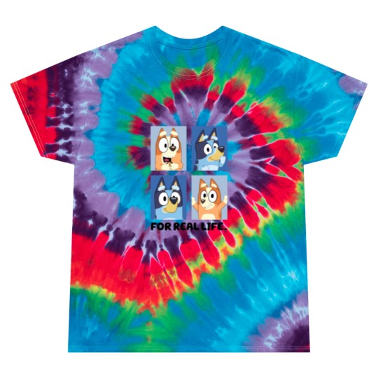 Discover BlueyDad For A Real Life Tie Dye T Shirts | BlueyDad And Bingo Tie Dye T Shirts