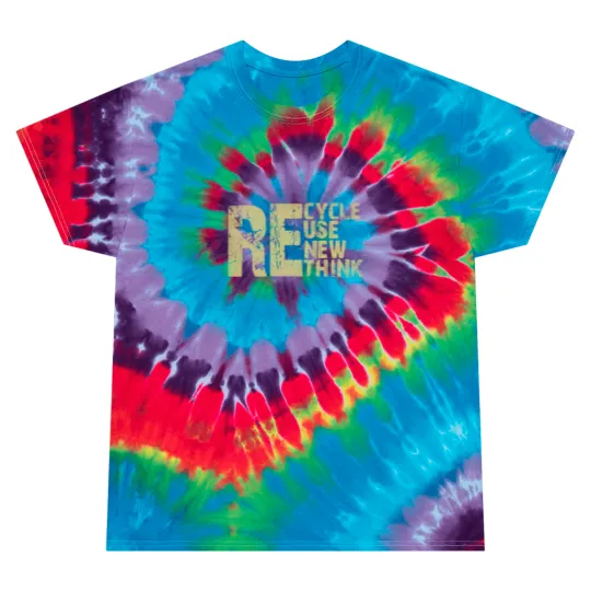 Discover Recycle Reuse Renew Rethink Earth Day Environmental Activism Tie Dye T Shirts