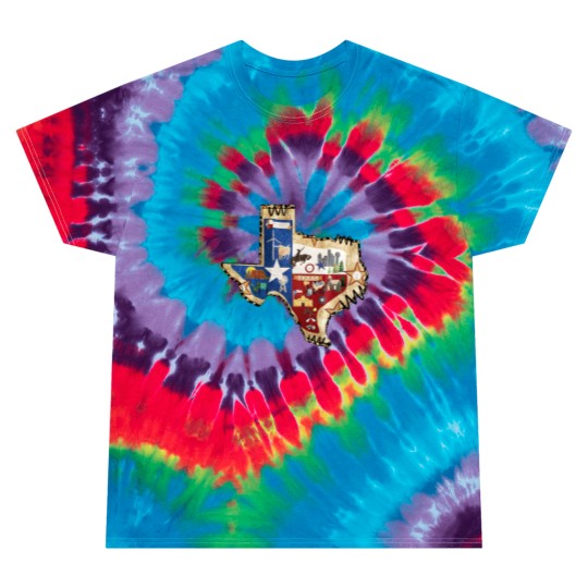 Discover Texas Tie Dye T-Shirts