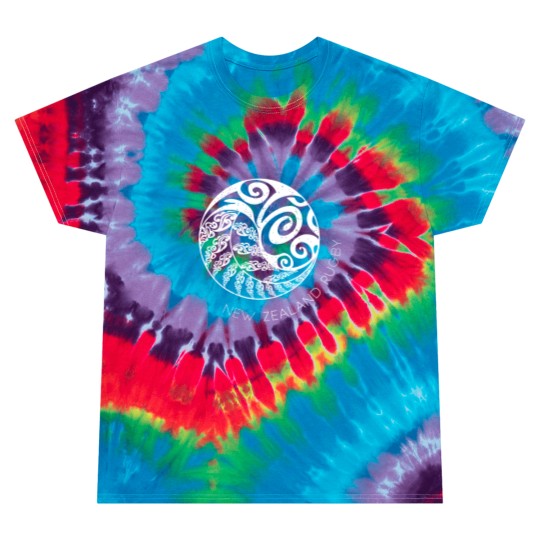 Discover New Zealand Rugby (Design On Back) Maori Inspired Tie Dye T Shirts