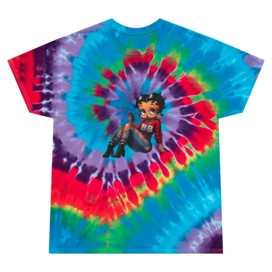 Discover Betty Boop Streetwear Tie Dye T-Shirts