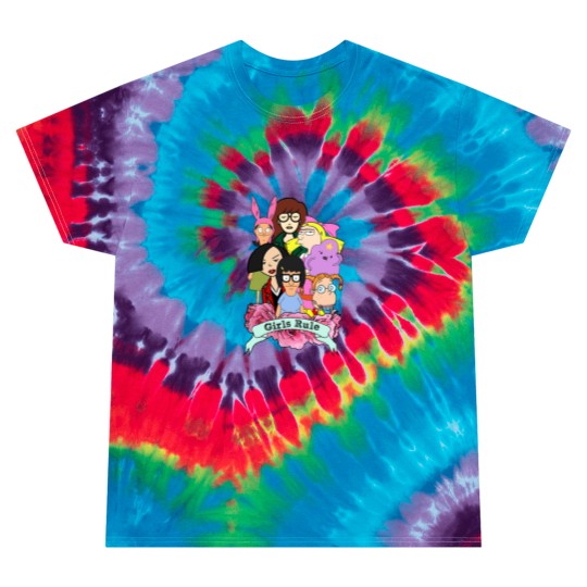 Discover Rule the Cool: 90's Girls Rule Cartoon Tie Dye T Shirts