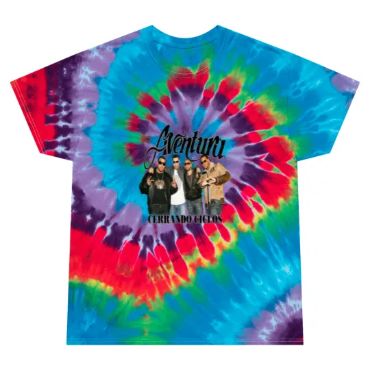 Discover Aventura Tour 2024 Tie Dye T-Shirts - Cerrando Ciclos