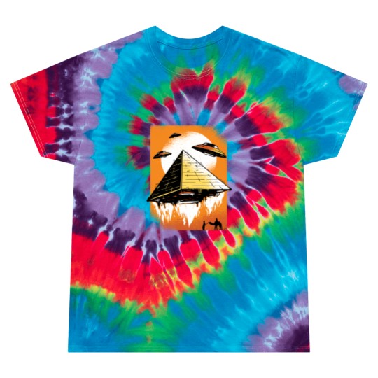 Discover Pyramid Ufo Design - Pyramid Ufo - Tie Dye T Shirts