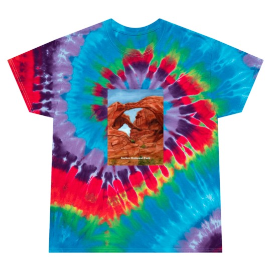 Discover Arches National Park Watercolor - Arches National Park - Tie Dye T Shirts