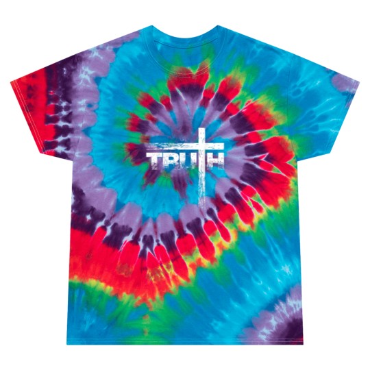 Discover Christian Truth Cross Tie Dye T-Shirt