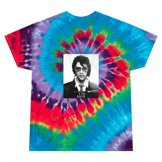 Discover VINTAGE MUGSHOT ELVIS - Elvis Presley - Tie Dye T Shirts