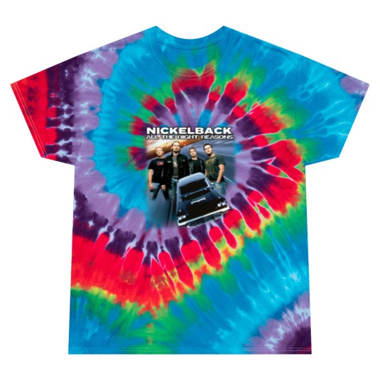 Discover Nickelback Music Tie Dye T Shirts, Vintage Get Rollin' Tour 2023 Tickets Album Tie Dye T Shirts