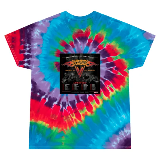 Discover Sammy Hagar Tour 2024 With Loverboy Tie Dye T Shirts S