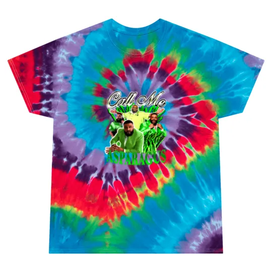 Discover Call Me Asparagus Tie Dye T Shirts With DJ Khaled Graphic
