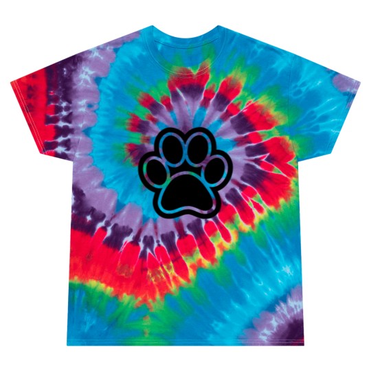 Discover Paw Print Tie Dye T Shirts