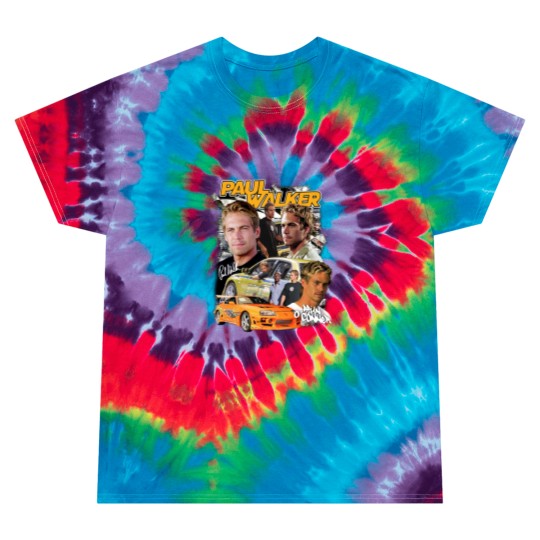 Discover Fast and Furious Tie Dye T-Shirt featuring Paul Walker