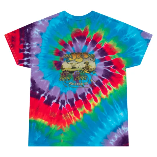 Discover Yes World Tour 1977 Bb Tie Dye T Shirts