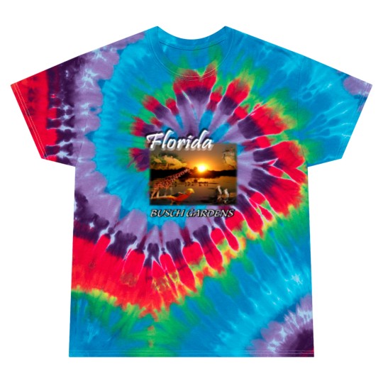 Discover Florida (Busch Gardens) Tie Dye T Shirts